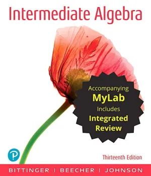 Cover of Intermediate Algebra With Integrated Review by Marvin L. Bittinger, Judith A. Beecher, Barbara L. Johnson