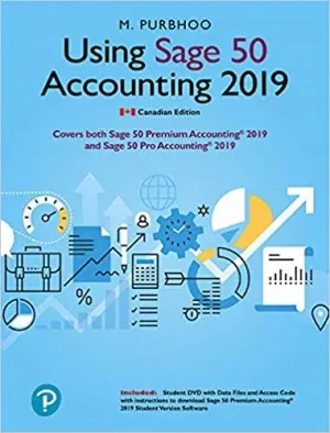 Cover of Using Sage 50 Accounting by Mary Purbhoo