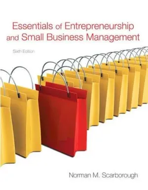 Cover of Essentials Of Entrepreneurship And Small Business Management by Norman M. Scarborough, Jeffrey R. Cornwall