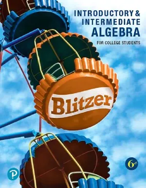 Cover of Introductory And Intermediate Algebra For College Students by Robert F. Blitzer