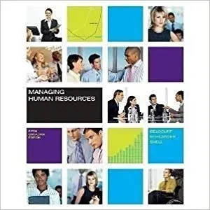 Cover of Managing Human Resources by Monica Belcourt, George Bohlander, Scott Snell, Parbudyal Singh, Shad Morris