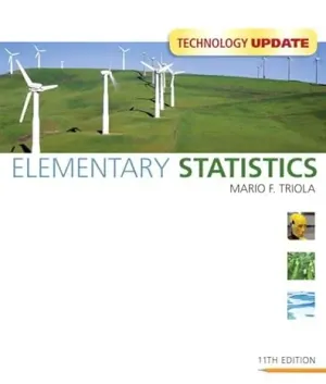 Cover of Elementary Statistics by Mario F. Triola