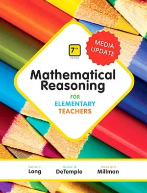 Cover of Mathematical Reasoning For Elementary Teachers by Calvin T Long, Duane DeTemple, Richard S Millman