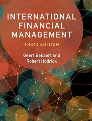 Cover of International Financial Management by Geert Bekaert, Robert Hodrick