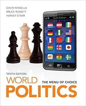 Cover of World Politics: The Menu For Choice by David Kinsella, Bruce Russett, Harvey Starr