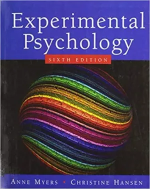 Cover of Experimental Psychology by Anne Myers Christine Hansen