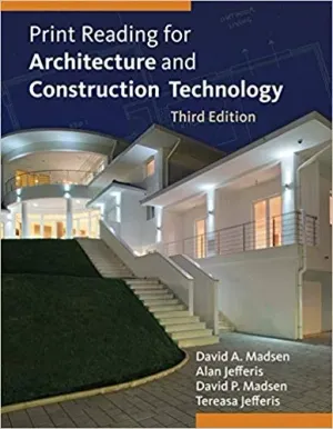 Cover of Print Reading For Architecture And Construction Technology by David A. Madsen, Alan Jefferis, David P. Madsen, Tereasa Jefferis