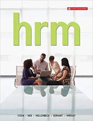 Cover of Human Resource Management - by Barry Gerhart, John R. Hollenbeck, Patrick M. Wright, Raymond A. Noe, Sandra L.