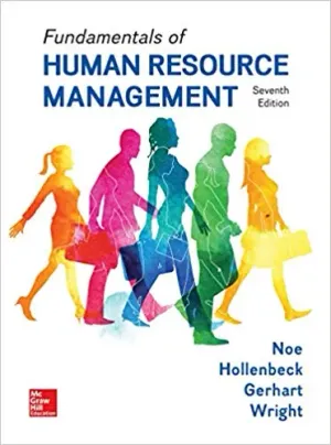 Cover of Fundamentals Of Human Resource Management by Raymond Noe, John Hollenbeck, Barry Gerhart, Patrick Wright
