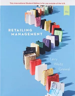Cover of Retailing Management by Michael Levy, Barton A Weitz, Dhruv Grewal, Michael Madore