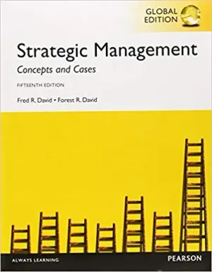 Cover of Strategic Management Concepts And Cases by Fred R David, Forest R. David, Meredith E. David