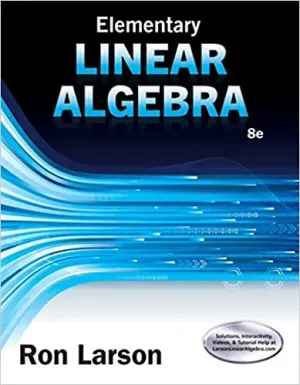 Cover of Elementary Linear Algebra by Ron Larson