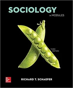 Cover of Sociology In Modules by Richard T Schaefer