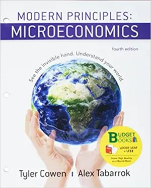 Cover of Modern Principles: Microeconomics by Tyler Cowen, Alex Tabarrok