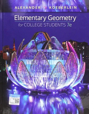 Cover of Elementary Geometry For College Students by Daniel C. Alexander, Geralyn M. Koeberlein