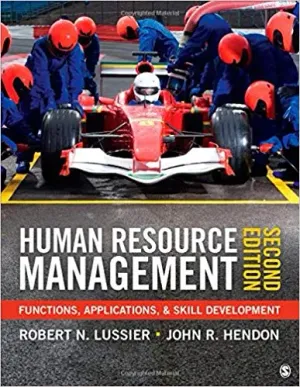 Cover of Human Resource Management: Functions, Applications, And Skill Development by Robert N. Lussier, John R. Hendon