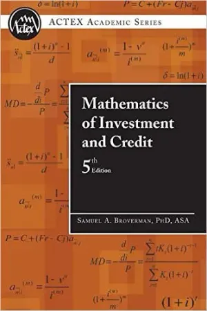 Cover of Mathematics Of Investment And Credit by ASA Samuel A. Broverman PhD