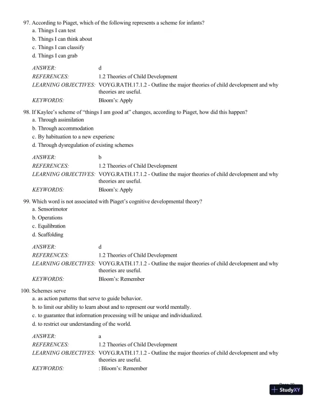 Test Bank For Childhood and Adolescence: Voyages in Development, 6th Edition - Page 30 preview image