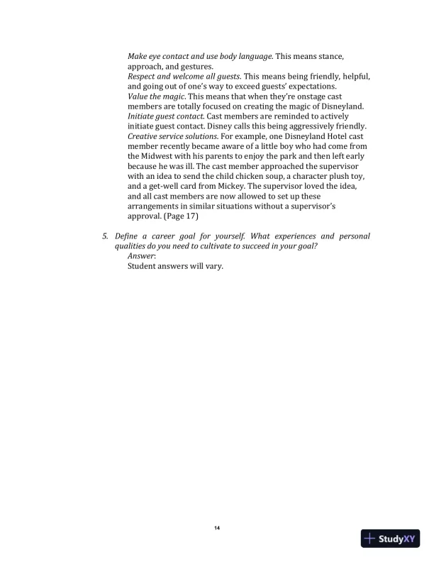 Exploring the Hospitality Industry, 4th Edition Class Notes - Page 17 preview image