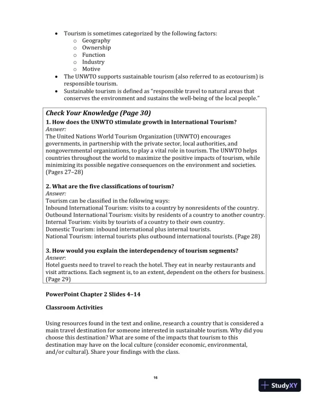 Exploring the Hospitality Industry, 4th Edition Class Notes - Page 19 preview image