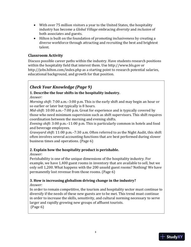 Exploring the Hospitality Industry, 4th Edition Class Notes - Page 6 preview image