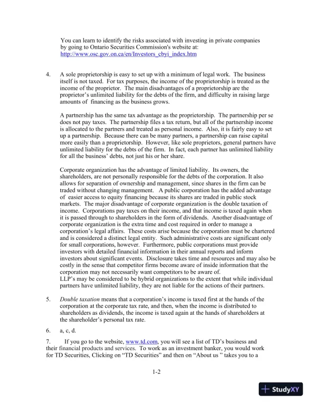 Solution Manual For Fundamentals Of Corporate Finance, Seventh Canadian Edition - Page 3 preview image