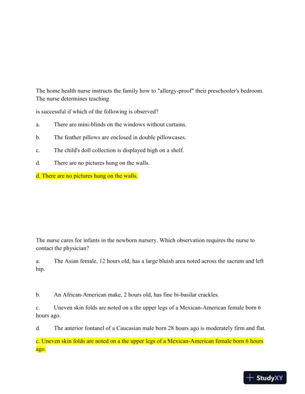 2024 KAPLAN Clinical analysis Predictor Exam With Answers (30 Solved Questions) - Page 4 preview image