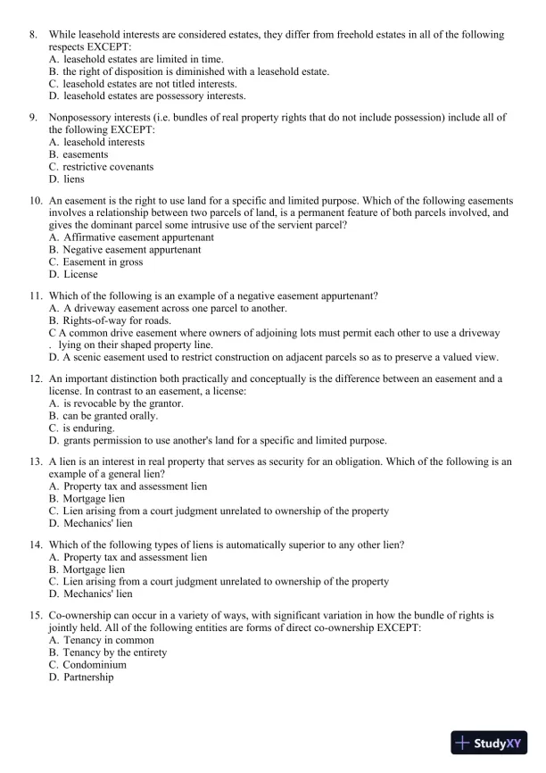 Real Estate Principles: A Value Approach (The Mcgraw-hill/Irwin Series in Finance, Insurance, and Real Estate) 3rd Edition Test Bank - Page 11 preview image