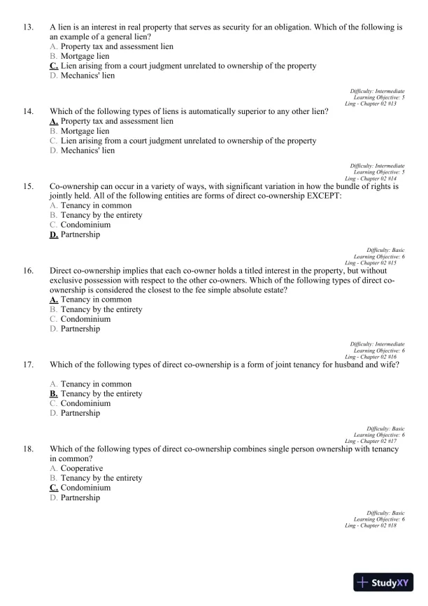 Real Estate Principles: A Value Approach (The Mcgraw-hill/Irwin Series in Finance, Insurance, and Real Estate) 3rd Edition Test Bank - Page 16 preview image
