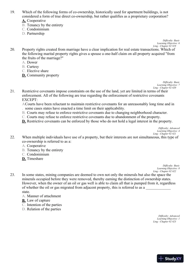Real Estate Principles: A Value Approach (The Mcgraw-hill/Irwin Series in Finance, Insurance, and Real Estate) 3rd Edition Test Bank - Page 17 preview image
