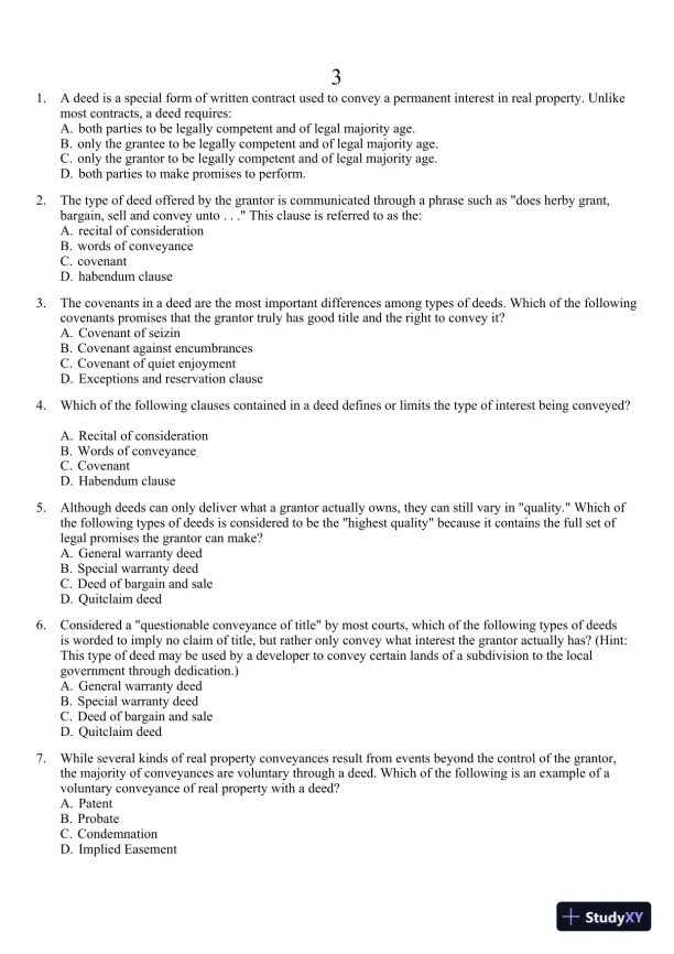 Real Estate Principles: A Value Approach (The Mcgraw-hill/Irwin Series in Finance, Insurance, and Real Estate) 3rd Edition Test Bank - Page 20 preview image