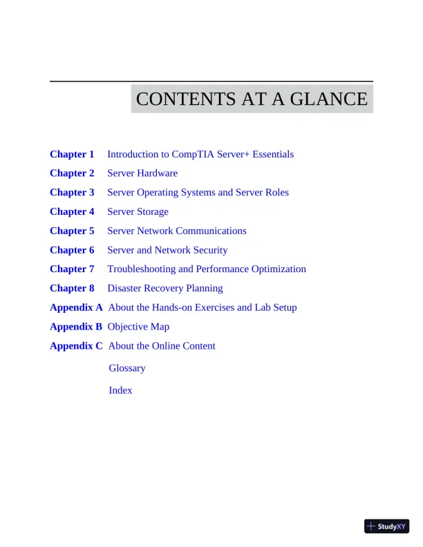 CompTIA Server+ SK0-005 Certification All-in-One Exam Guide, 2nd Edition (2021) - Page 11 preview image