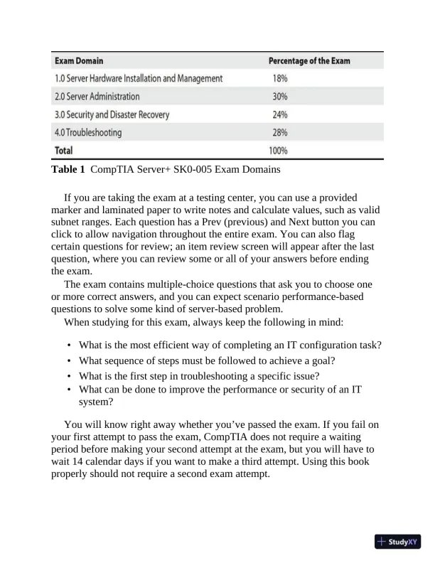 CompTIA Server+ SK0-005 Certification All-in-One Exam Guide, 2nd Edition (2021) - Page 26 preview image