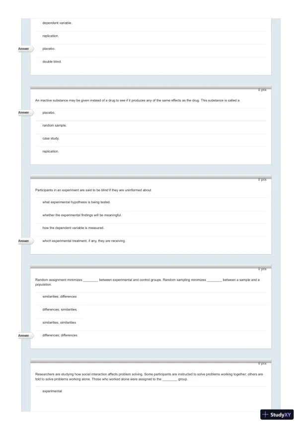 Test Bank For Psychology in Everyday Life, 2nd Edition - Page 24 preview image
