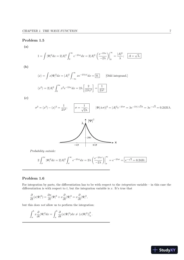 Introduction to Quantum Mechanics, 3rd Edition Solution Manual - Page 7 preview image