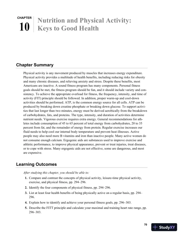 Revision Notes for Nutrition for Life, 4th Edition - Page 12 preview image