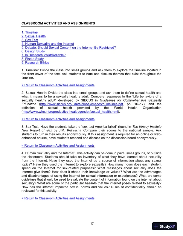 Class Notes for Human Sexuality, 4th Edition - Page 18 preview image