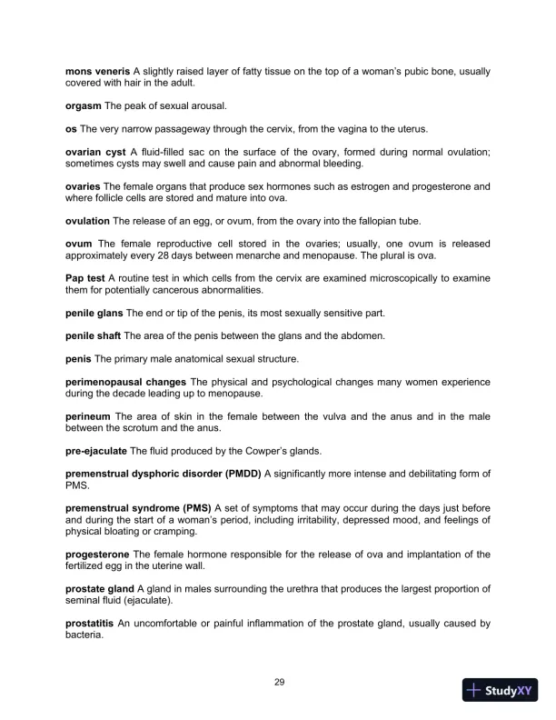 Class Notes for Human Sexuality, 4th Edition - Page 30 preview image