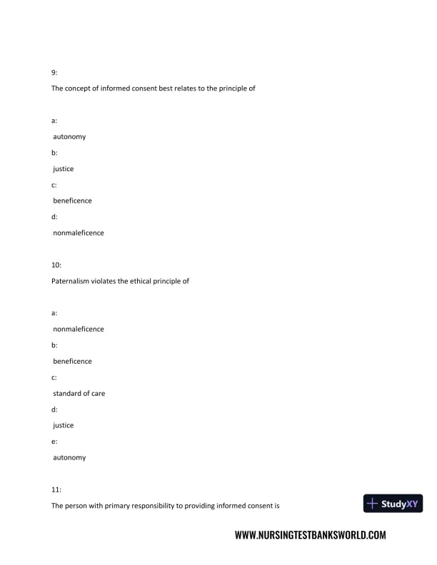 Test Bank For Beckmann and Ling's Obstetrics Gynecology, 8th Edition - Page 26 preview image
