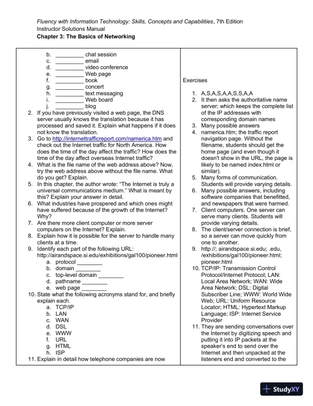Solution Manual for Fluency With Information Technology, 7th Edition - Page 11 preview image
