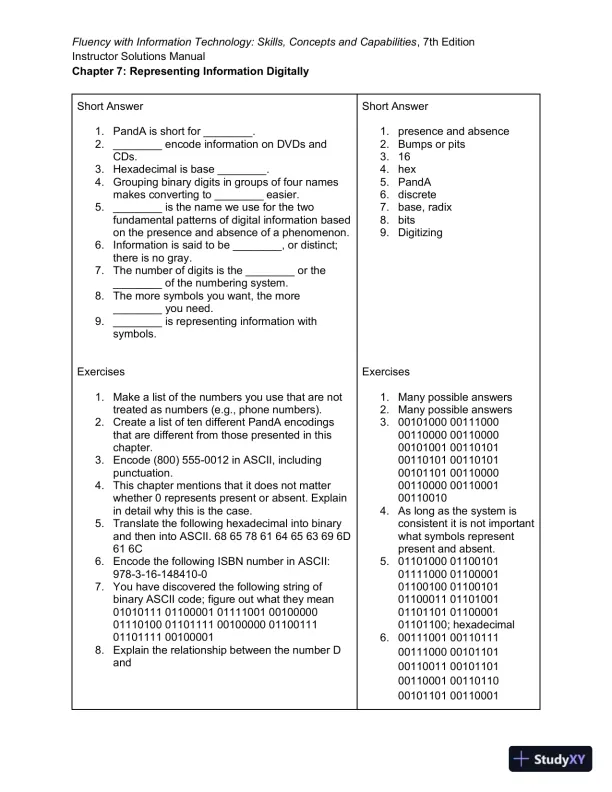 Solution Manual for Fluency With Information Technology, 7th Edition - Page 25 preview image