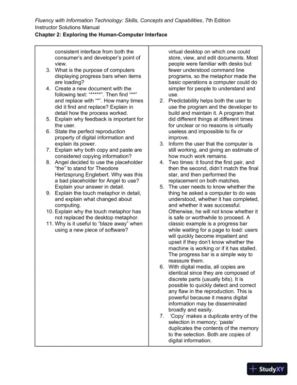 Solution Manual for Fluency With Information Technology, 7th Edition - Page 7 preview image