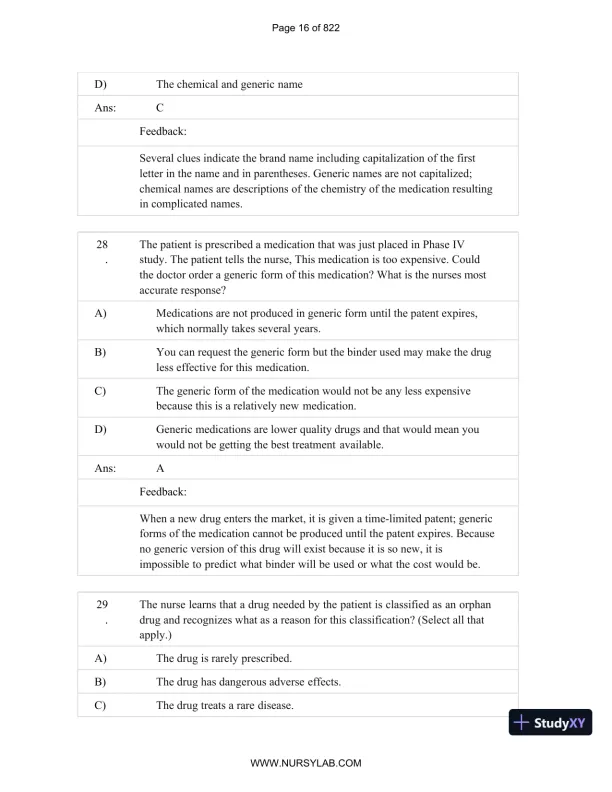 Test Bank for Basic and Clinical Pharmacology, 14th Edition (Chapters 1-33) - Page 17 preview image