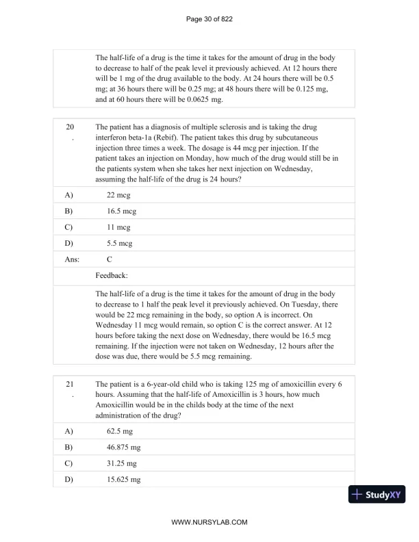 Test Bank for Basic and Clinical Pharmacology, 14th Edition (Chapters 1-33) - Page 31 preview image