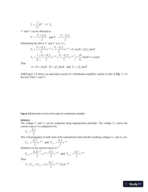 Solution Manual for Microwave Circuit Design A Practical Approach Using ADS, 1st Edition - Page 14 preview image