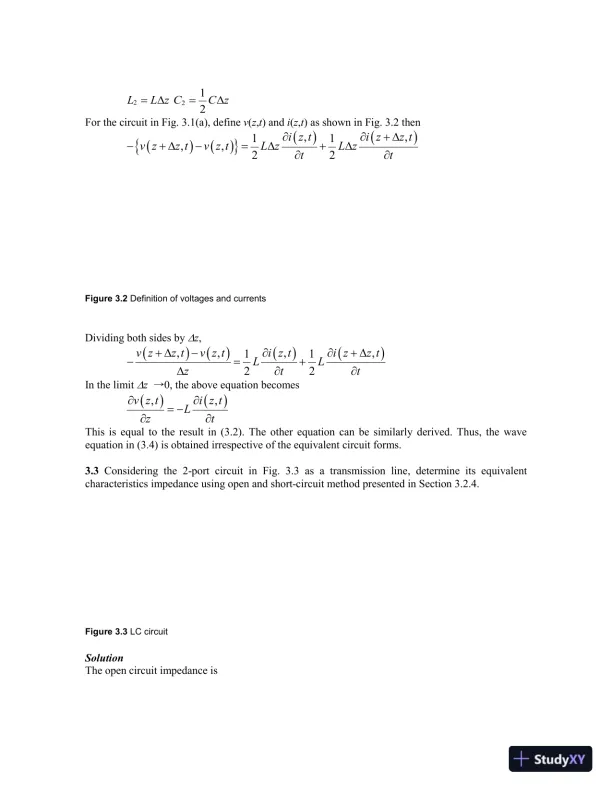 Solution Manual for Microwave Circuit Design A Practical Approach Using ADS, 1st Edition - Page 9 preview image