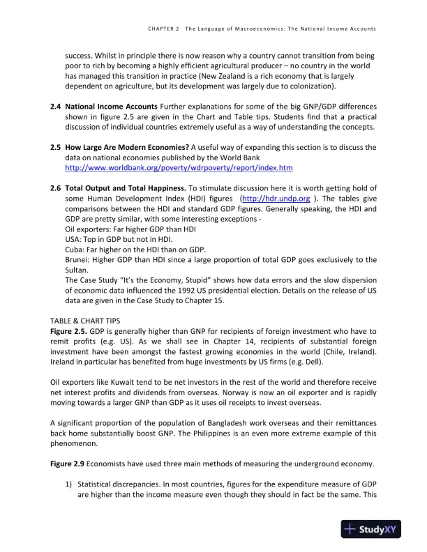 Solution Manual for Macroeconomics: Understanding the Global Economy, 3rd Edition - Page 6 preview image