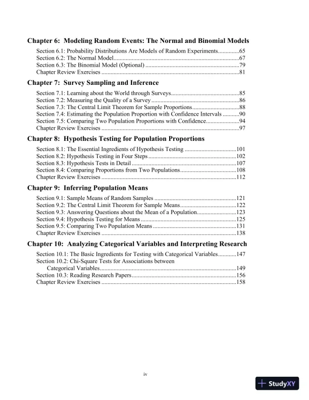 Solution Manual for Essential Statistics, 3rd Edition - Page 4 preview image