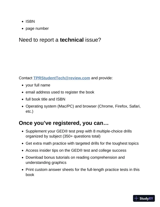 Princeton Review GED Test Prep, 2024: 2 Practice Tests + Review and Techniques (2023) - Page 11 preview image