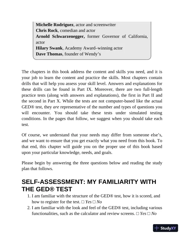 Princeton Review GED Test Prep, 2024: 2 Practice Tests + Review and Techniques (2023) - Page 17 preview image